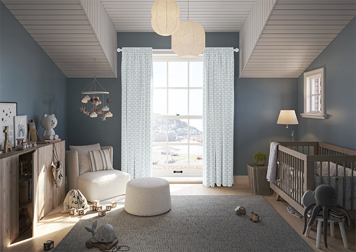 Whaling Around, Shell Grey - Made to Measure Curtains - Image 14